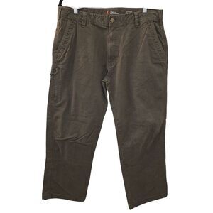 The American Outdoorsman Men's Pants Green‎ Zipper Cargo Hunting Fishing Hiking